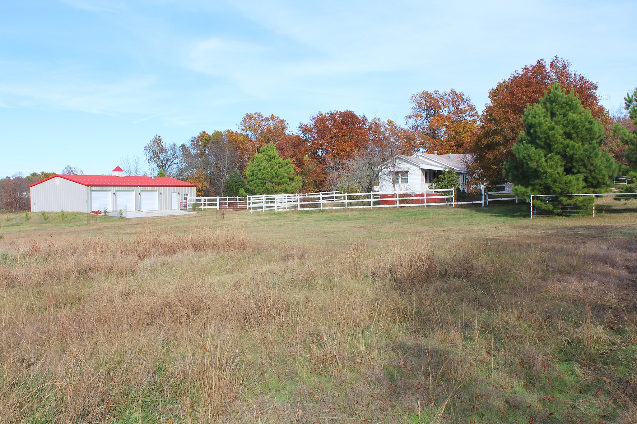 Tract 5 - Shop & House - OKLAHOMA LAND & REAL ESTATE AUCTION, 438 +/- Acres offered in 13 Tracts
